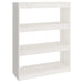 Bibliotecă/Separator cameră alb, 80x30x103,5 cm, lemn masiv pin - WALTI WALTI