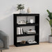 Bibliotecă/Separator cameră negru 80x30x103,5 cm lemn masiv pin - WALTI WALTI