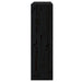 Bibliotecă/Separator cameră negru 80x30x103,5 cm lemn masiv pin - WALTI WALTI