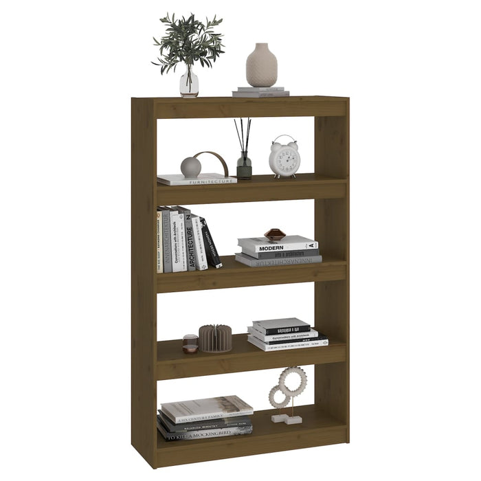 Bibliotecă/Separator cameră maro miere 80x30x135,5 cm lemn pin - WALTI WALTI