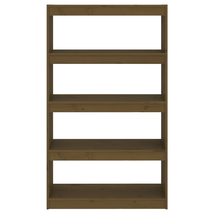 Bibliotecă/Separator cameră maro miere 80x30x135,5 cm lemn pin - WALTI WALTI
