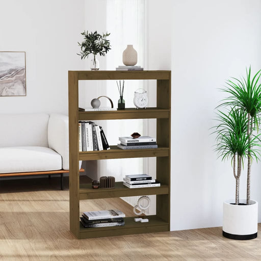 Bibliotecă/Separator cameră maro miere 80x30x135,5 cm lemn pin - WALTI WALTI
