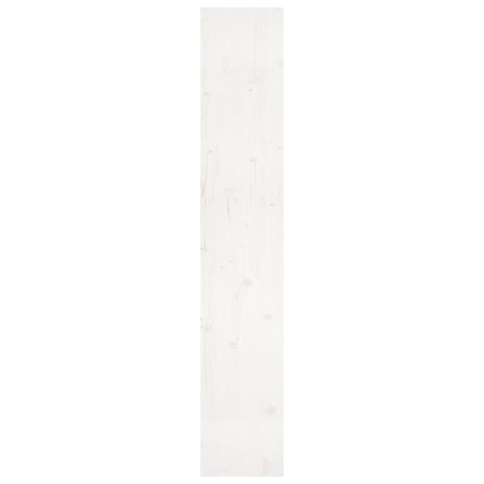 Bibliotecă/Separator cameră, alb, 80x30x167,4 cm lemn masiv pin - WALTI WALTI