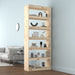Bibliotecă/Separator cameră, 80x30x199,5 cm lemn masiv pin - WALTI WALTI