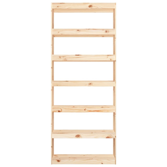 Bibliotecă/Separator cameră, 80x30x199,5 cm lemn masiv pin - WALTI WALTI