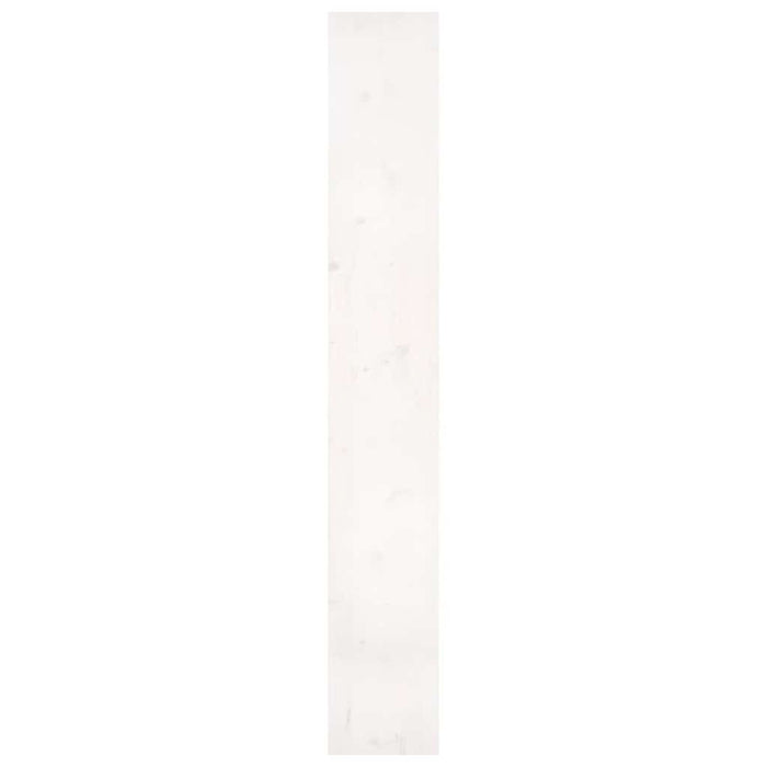 Bibliotecă/Separator cameră, alb, 80x30x199,5 cm lemn masiv pin - WALTI WALTI