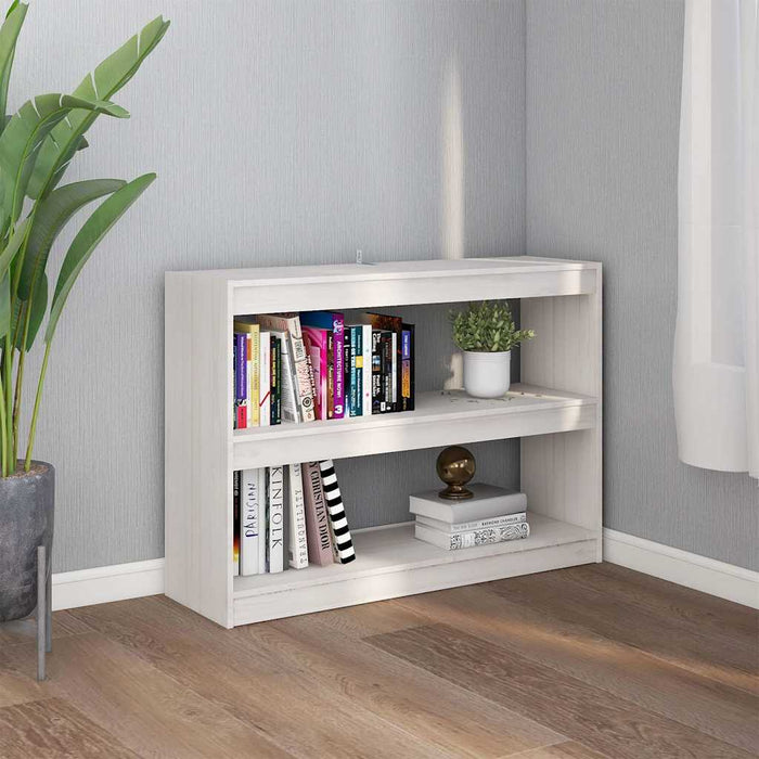 Bibliotecă/Separator cameră, 100x30x71,5 cm, lemn de pin - WALTI WALTI