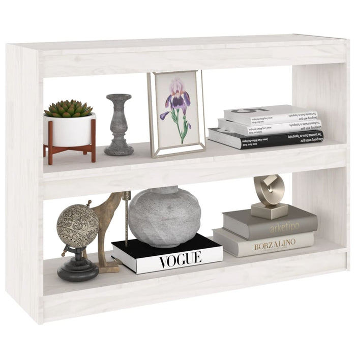 Bibliotecă/Separator cameră, 100x30x71,5 cm, lemn de pin - WALTI WALTI