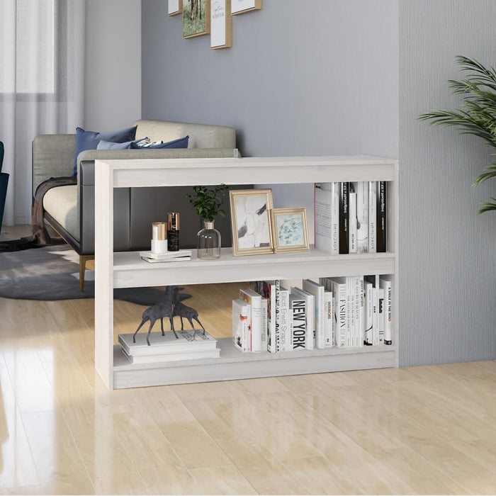 Bibliotecă/Separator cameră, 100x30x71,5 cm, lemn de pin - WALTI WALTI