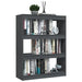 Bibliotecă/Separator cameră, gri, 100x30x103 cm, lemn masiv pin - WALTI WALTI