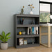 Bibliotecă/Separator cameră, gri, 100x30x103 cm, lemn masiv pin - WALTI WALTI