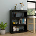 Bibliotecă/Separator cameră, negru, 100x30x103 cm, lemn de pin - WALTI WALTI