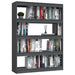 Bibliotecă/Separator cameră gri 100x30x135,5 cm lemn masiv pin - WALTI WALTI
