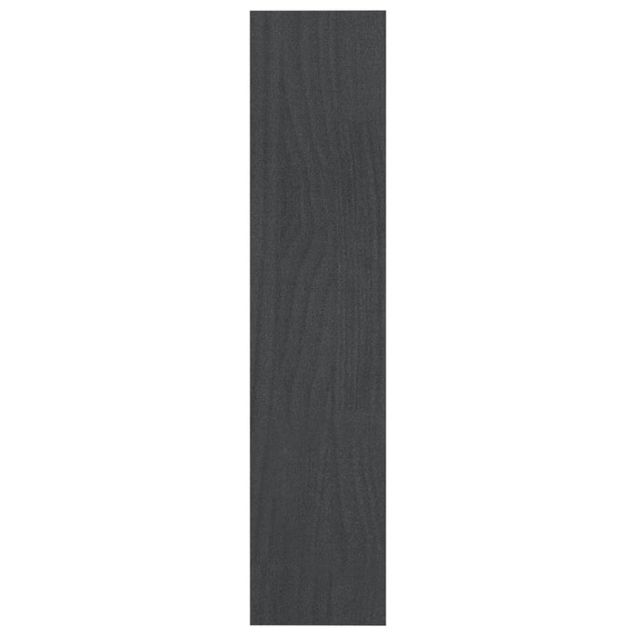 Bibliotecă/Separator cameră gri 100x30x135,5 cm lemn masiv pin - WALTI WALTI