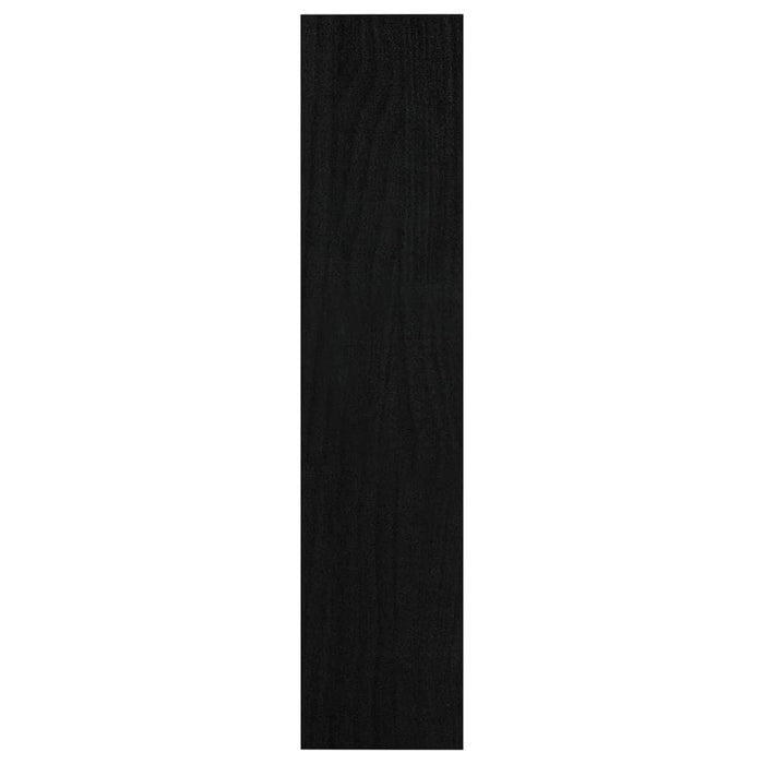 Bibliotecă/Separator cameră negru 100x30x135,5 cm lemn de pin - WALTI WALTI