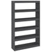 Bibliotecă/Separator cameră, gri 100x30x167,5 cm lemn masiv pin - WALTI WALTI