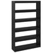 Bibliotecă/Separator cameră, negru,100x30x167,5 cm, pin masiv - WALTI WALTI