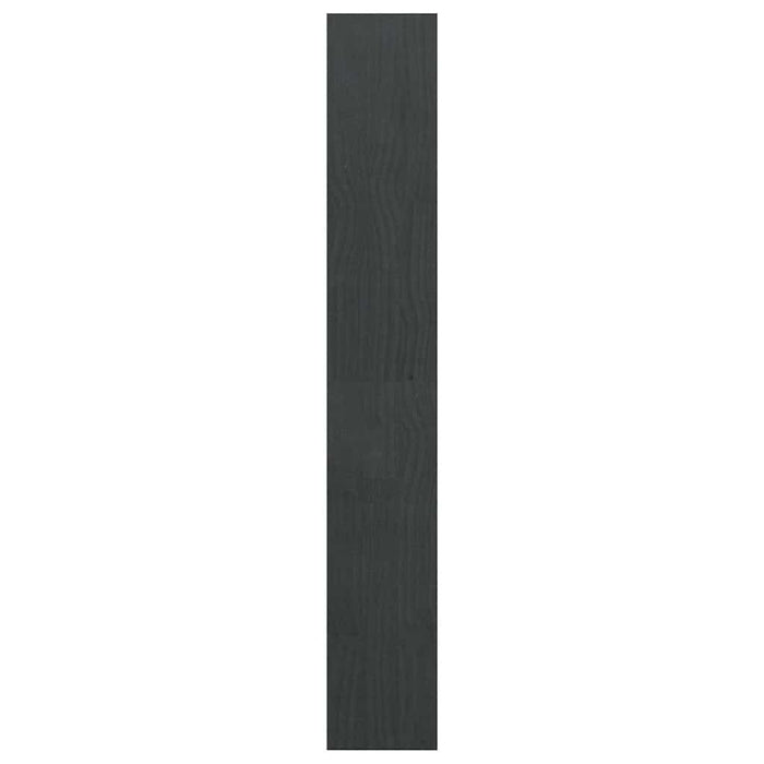 Bibliotecă/Separator cameră, gri, 100x30x200 cm, lemn masiv pin WALTI