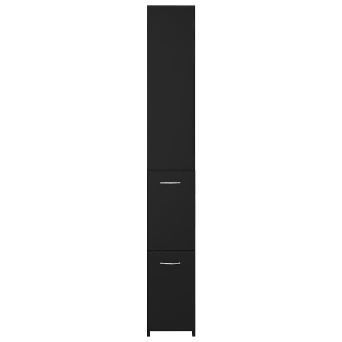 Dulap de baie, negru, 25x26,5x170 cm, lemn prelucrat - WALTI WALTI