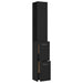 Dulap de baie, negru, 25x26,5x170 cm, lemn prelucrat - WALTI WALTI