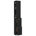 Dulap de baie, negru, 25x26,5x170 cm, lemn prelucrat - WALTI WALTI