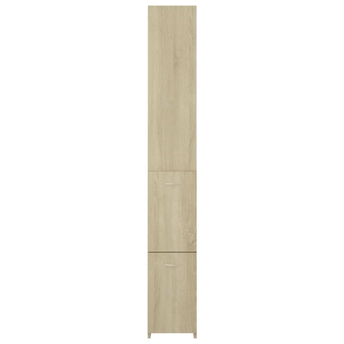Dulap de baie, stejar sonoma, 25x26,5x170 cm, lemn prelucrat - WALTI WALTI
