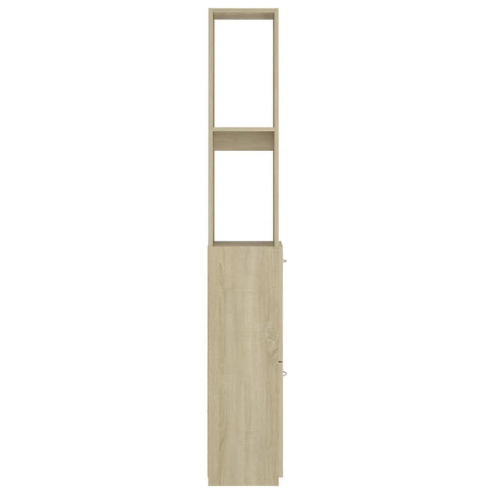 Dulap de baie, stejar sonoma, 25x26,5x170 cm, lemn prelucrat - WALTI WALTI