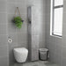 Dulap de baie, gri beton, 25x26,5x170 cm, lemn prelucrat - WALTI WALTI
