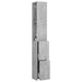 Dulap de baie, gri beton, 25x26,5x170 cm, lemn prelucrat - WALTI WALTI
