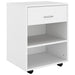 Dulap cu roți, alb, 46x36x59 cm, PAL - WALTI WALTI
