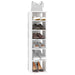 Pantofar, alb, 27,5x27x102 cm, lemn compozit - WALTI WALTI