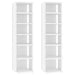 Pantofare, 2 buc., alb, 27,5x27x102 cm, lemn compozit - WALTI WALTI
