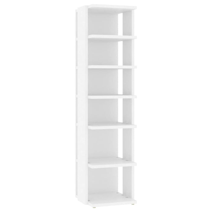 Pantofare, 2 buc., alb, 27,5x27x102 cm, lemn compozit - WALTI WALTI