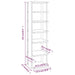 Pantofar, stejar sonoma, 27,5x27x102 cm, lemn prelucrat - WALTI WALTI