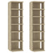 Pantofare, 2 buc., stejar sonoma, 27,5x27x102 cm - WALTI WALTI