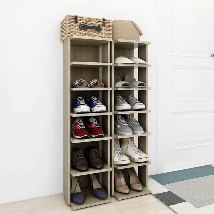 Pantofare, 2 buc., stejar sonoma, 27,5x27x102 cm - WALTI WALTI