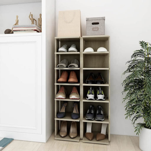 Pantofare, 2 buc., stejar sonoma, 27,5x27x102 cm - WALTI WALTI