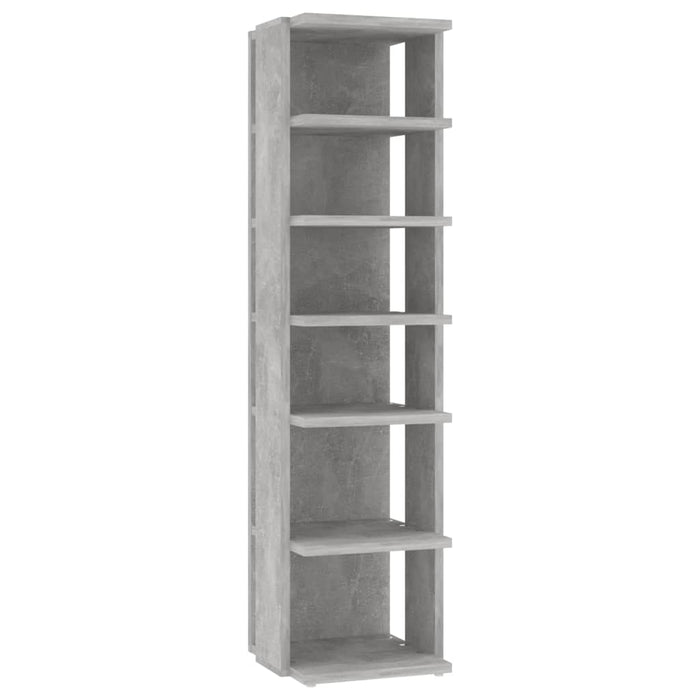 Pantofar, gri beton, 27,5x27x102 cm, lemn prelucrat - WALTI WALTI