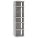 Pantofar, gri beton, 27,5x27x102 cm, lemn prelucrat - WALTI WALTI