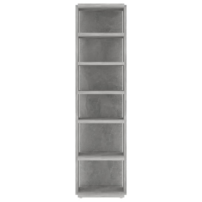 Pantofar, gri beton, 27,5x27x102 cm, lemn prelucrat - WALTI WALTI