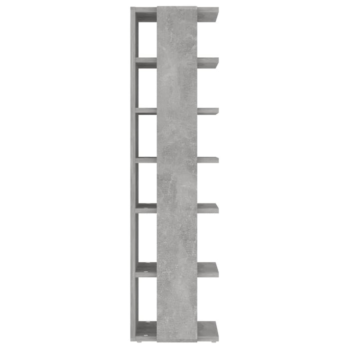 Pantofar, gri beton, 27,5x27x102 cm, lemn prelucrat - WALTI WALTI