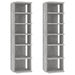 Pantofare, 2 buc., gri beton, 27,5x27x102 cm - WALTI WALTI