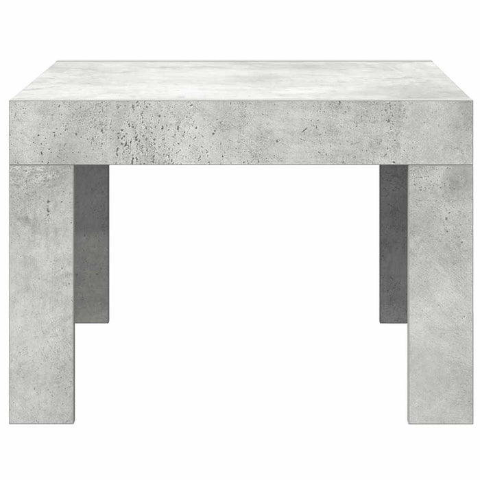 Măsuță de cafea, gri beton, 50x50x35 cm, lemn prelucrat - WALTI WALTI