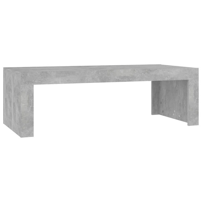 Măsuță de cafea, gri beton, 110x50x35 cm, lemn prelucrat WALTI