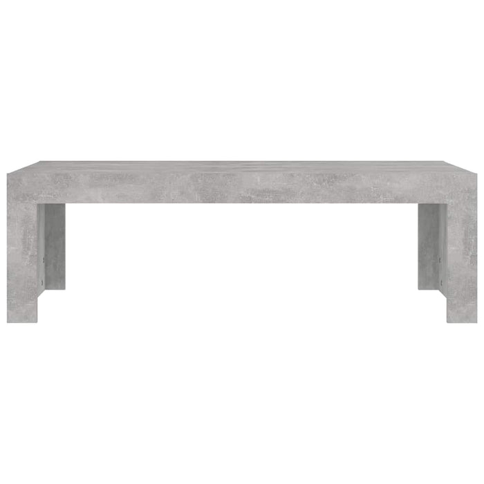 Măsuță de cafea, gri beton, 110x50x35 cm, lemn prelucrat WALTI