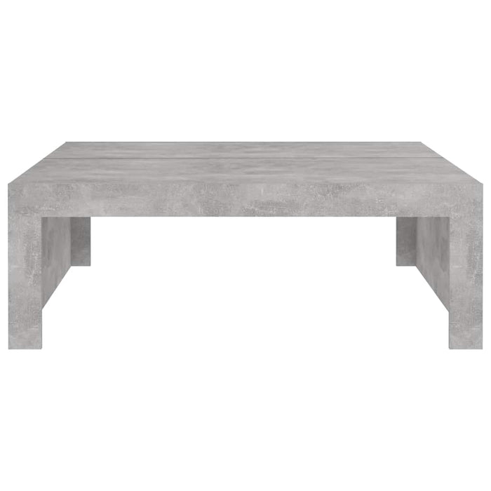 Măsuță de cafea, gri beton, 100x100x35 cm, lemn prelucrat WALTI