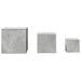 Mese laterale, 3 buc., gri beton, lemn compozit - WALTI WALTI