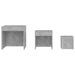 Mese suprapuse, 3 buc., gri beton, lemn prelucrat - WALTI WALTI