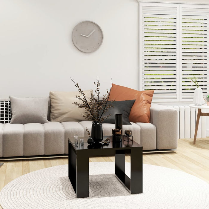 Masă laterală, negru, 50x50x35 cm, PAL - WALTI WALTI