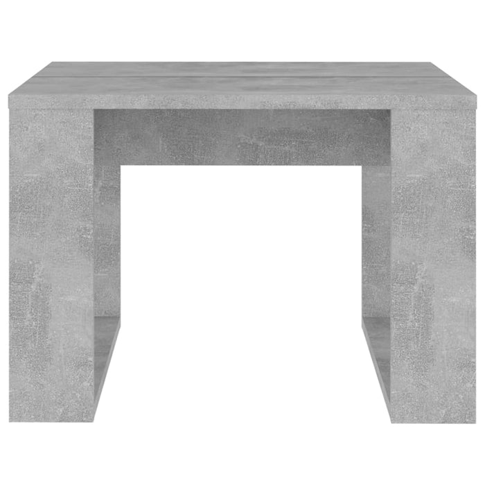 Masă laterală, gri beton, 50x50x35 cm, PAL - WALTI WALTI